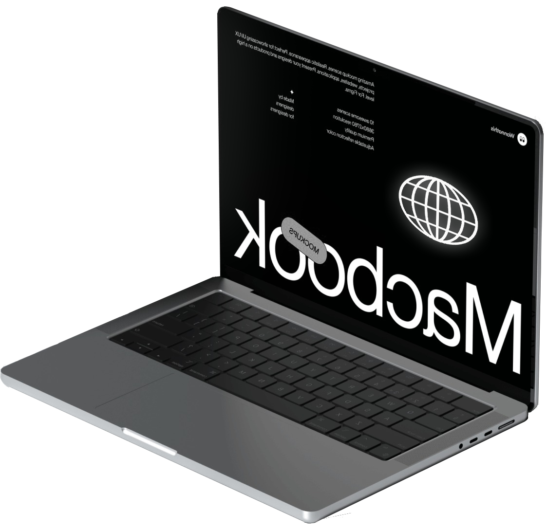 Laptop mockup